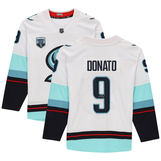 Ryan Donato Seattle Kraken Fanatics  Autographed adidas  Jersey with Inaugural Season Patch - White