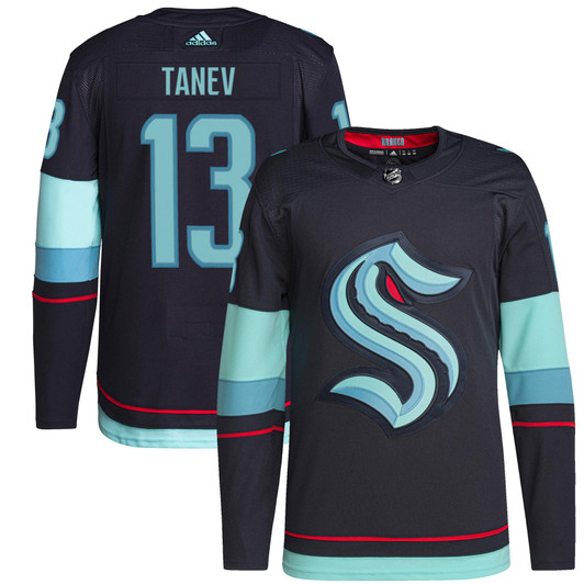 Brandon Tanev Seattle Kraken adidas Home  Primegreen Player Jersey - Navy