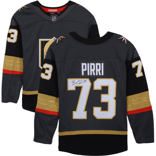 Brandon Pirri Vegas Golden Knights Fanatics  Autographed Black Fanatics Jersey