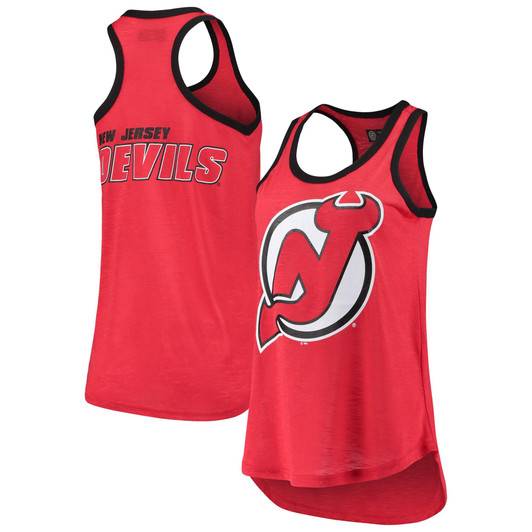 New Jersey Devils G-III 4Her by Carl Banks Women's Team color Tater Tank Top - Red