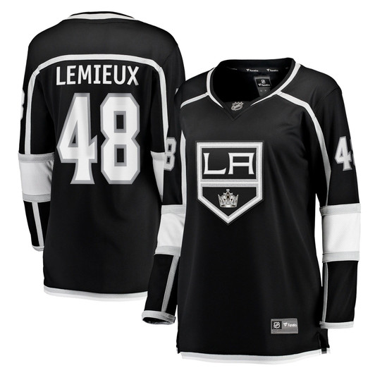 Brendan Lemieux Los Angeles Kings Fanatics Branded Women's Home Breakaway Player Jersey - Black