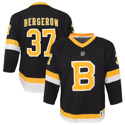 Patrice Bergeron Boston Bruins  Alternate Replica Player Jersey - Black