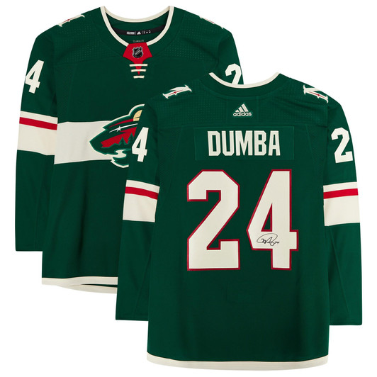 Matt Dumba Minnesota Wild Fanatics  Autographed adidas  Jersey - Green