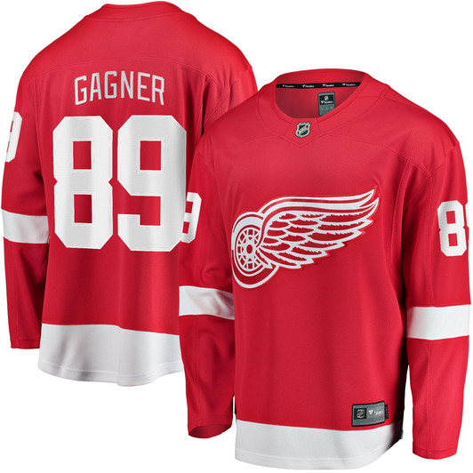 Sam Gagner Detroit Red Wings Fanatics Branded Home Breakaway Player Jersey - Red