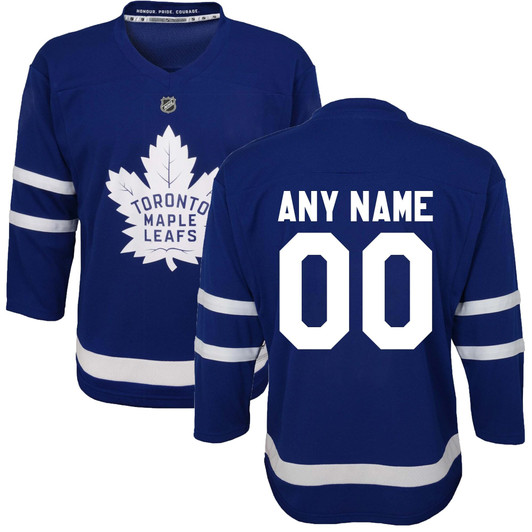 Toronto Maple Leafs Preschool Home Replica Custom Jersey - Blue
