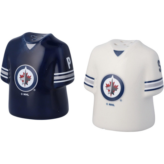 Winnipeg Jets Jersey Salt & Pepper Shaker Set