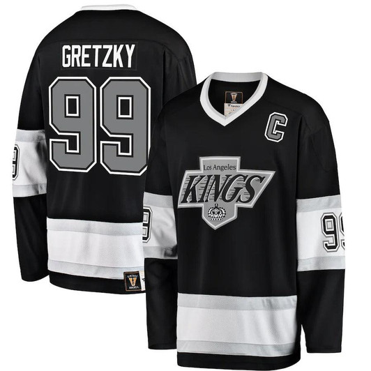 Fanatics Branded Wayne Gretzky Los Angeles Kings Black Premier Breakaway Retired Player Jersey