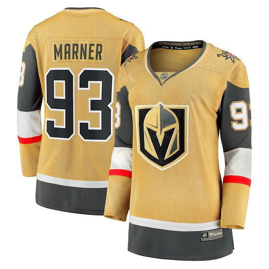 Women's Vegas Golden Knights Mitch Marner Fanatics Gold Home Breakaway Jersey