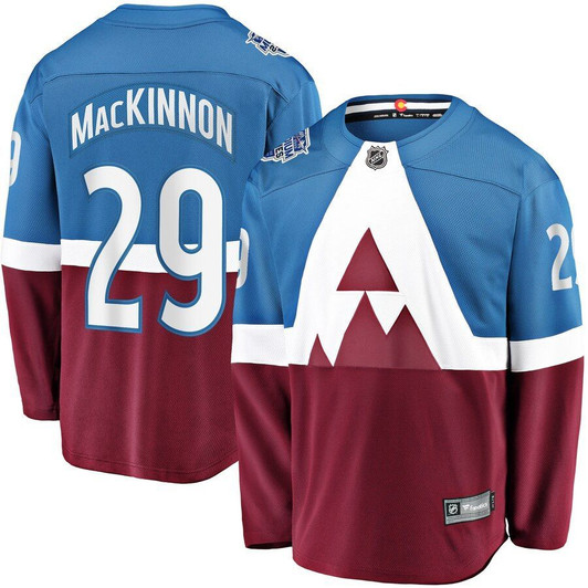 Nathan Mackinnon Colorado Avalanche Fanatics Branded 2020 Stadium Series Breakaway Player Jersey - Blue Burgundy