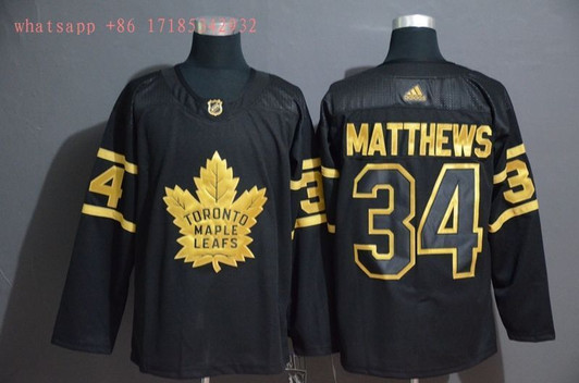 Toronto Maple Leafs Auston Matthews #34 2020 Nhl Black Jersey Jersey