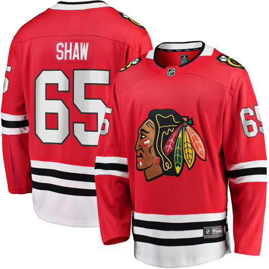 Men'S Fanatics Branded Andrew Shaw Red Chicago Blackhawks Home Breakaway Jersey