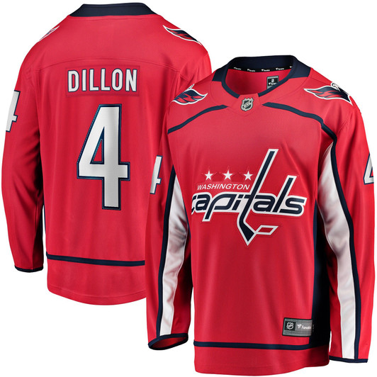 Men'S Fanatics Branded Brenden Dillon Red Washington Capitals Breakaway Player Home Jersey