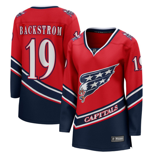 Women'S Fanatics Branded Nicklas Backstrom Red Washington Capitals 2020/21  Breakaway Player Jersey
