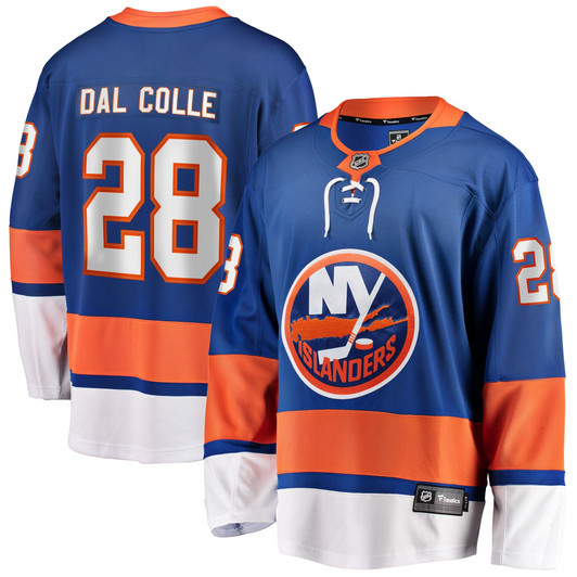 Men'S Fanatics Branded Michael Dal Colle Royal New York Islanders Replica Player Jersey