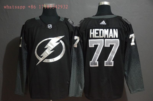 Tampa Bay Lightning Victor Hedman #77 2020 Nhl Black Jersey