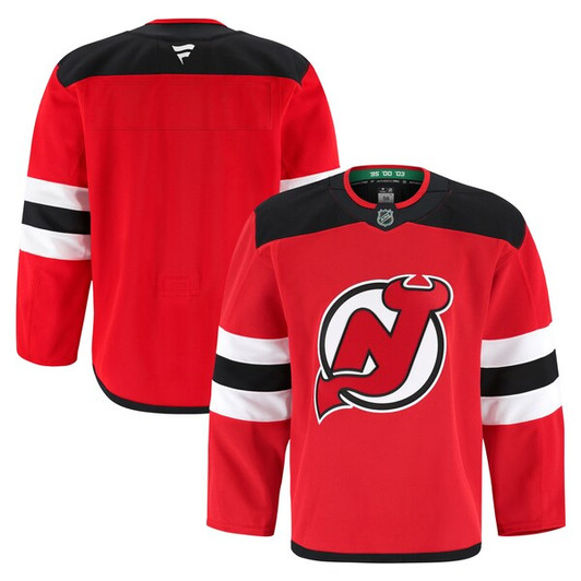 Men's New Jersey Devils Fanatics Red Home  Pro Jersey