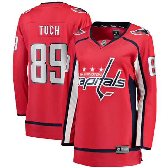 Women's Washington Capitals Alex Tuch Fanatics Red Home Breakaway Jersey