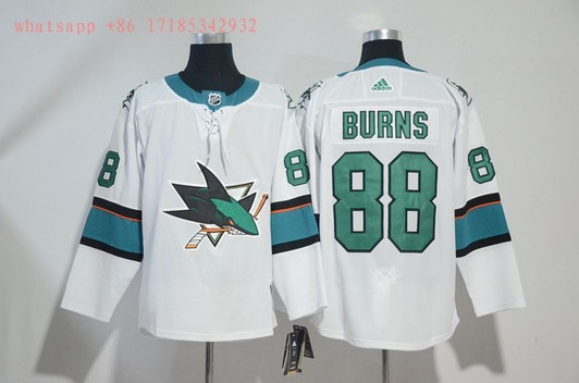 San Jose Sharks Brent Burns #88 2020 Nhl White Jersey Jersey