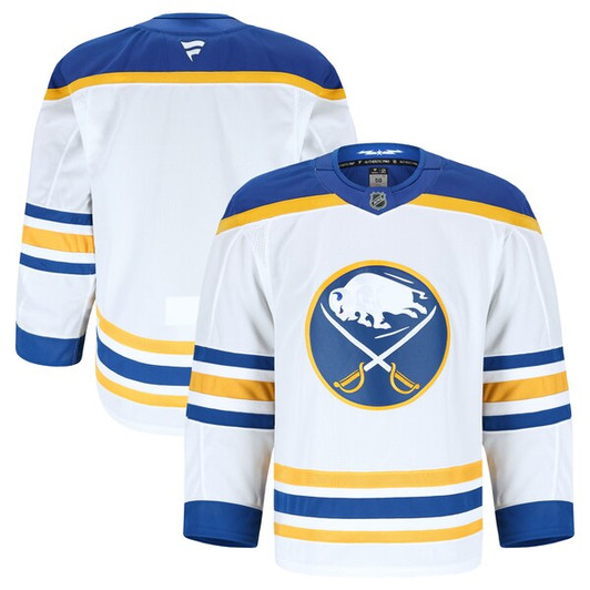Men's Buffalo Sabres Fanatics White Away  Pro Jersey
