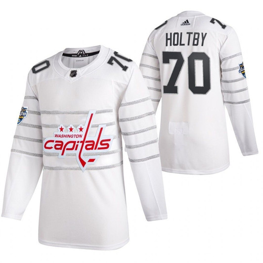 Braden Holtby #70 Washington Capitals 2020 Nhl All Star White Jersey Jersey