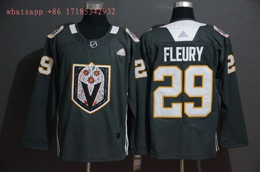 Vegas Golden Knights Marc-Andrï¿½ Fleury #29 2020 Nhl Black Jersey Jersey