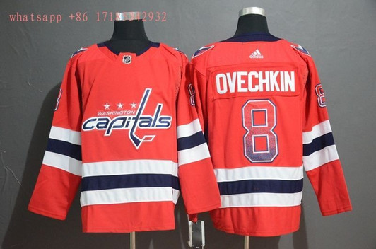 Washington Capitals Alexander Ovechkin #8 2020 Nhl Orange Jersey Jersey