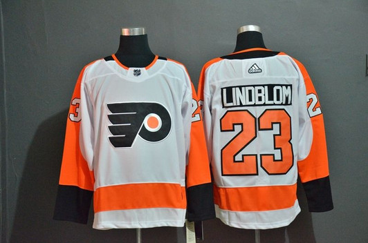 Philadelphia Flyers Oskar Lindblom Nhl 2020 White/Orange Jersey