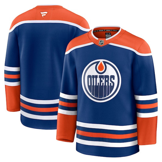 Men's Edmonton Oilers Fanatics Royal Home Premium Jersey