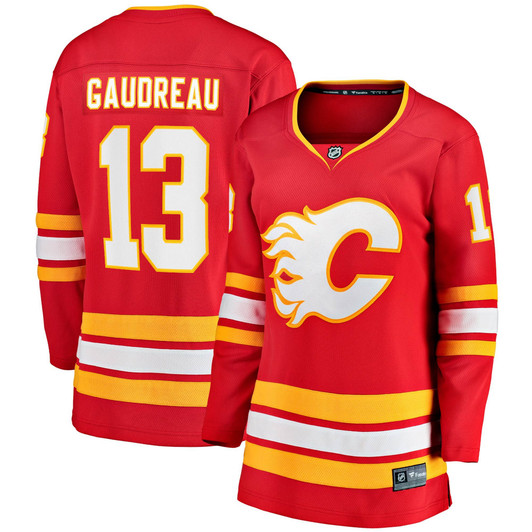 Women'S Fanatics Branded Johnny Gaudreau Red Calgary Flames 2020/21 Home Premier Breakaway Player Jersey