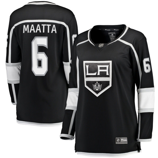 Women'S Fanatics Branded Olli Maatta Black Los Angeles Kings Home Breakaway Jersey