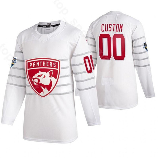 Florida Panthers 2020 Nhl All Star Personalized Custom White Jersey Custom Jersey All-Over Print