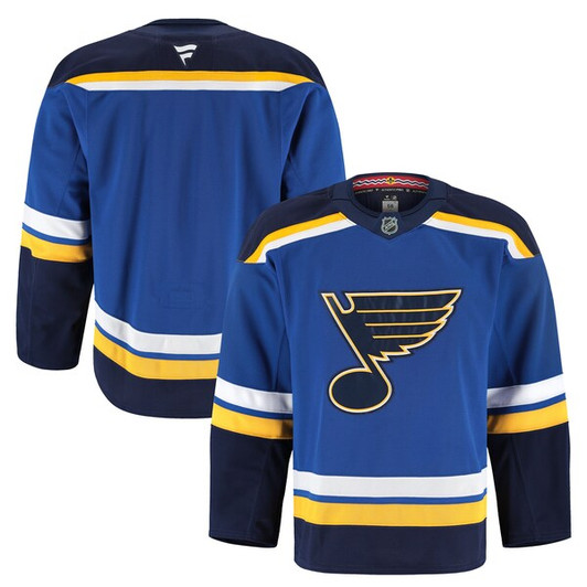 Men's St. Louis Blues  Fanatics Blue Home  Pro Jersey