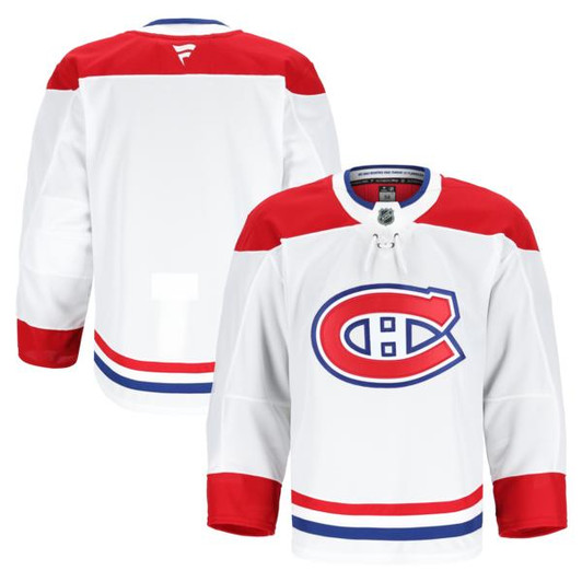 Men's Montreal Canadiens Fanatics White Away  Pro Jersey