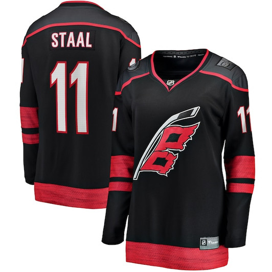 Women's Carolina Hurricanes Jordan Staal Fanatics Black Alternate Breakaway Jersey