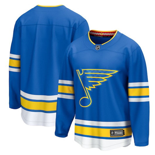 Men's St. Louis Blues Fanatics Blue Home Breakaway Jersey