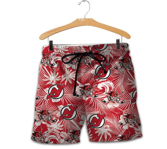 New Jersey Devils Men Shorts Tropical Seamless - NHL