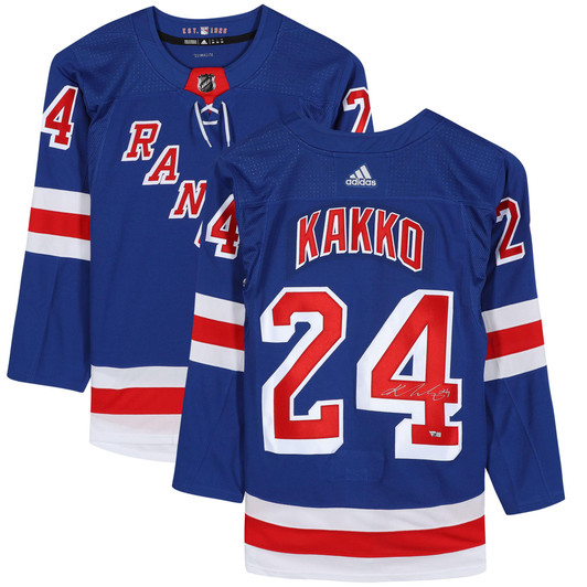 Kaapo Kakko New York Rangers Fanatics  Autographed Blue Adidas  Jersey