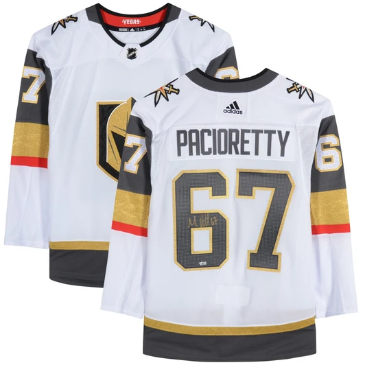 Max Pacioretty Vegas Golden Knights Fanatics  Autographed White Adidas  Jersey