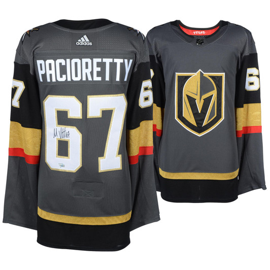Max Pacioretty Vegas Golden Knights Fanatics  Autographed Black Adidas  Jersey