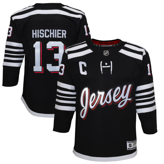 Nico Hischier New Jersey Devils  2021/22 Alternate Premier Player Jersey - Black