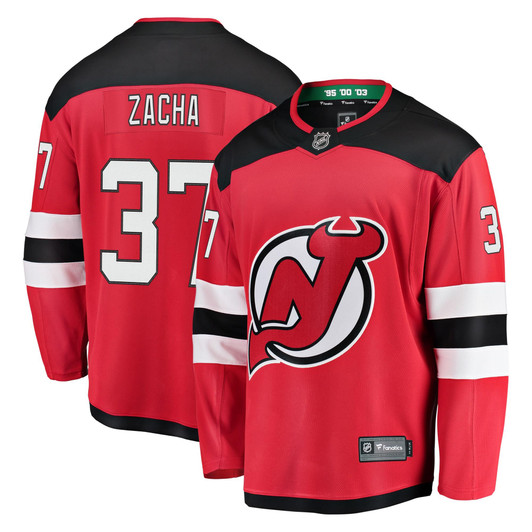 Pavel Zacha New Jersey Devils Fanatics Branded Home Breakaway Player Jersey - Red