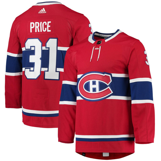 Carey Price Montreal Canadiens adidas Home Primegreen  Pro Player Jersey - Red