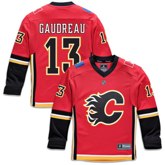 Johnny Gaudreau Calgary Flames Fanatics Branded  Replica Player Jersey - Red