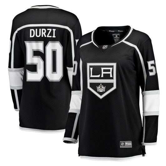Sean Durzi Los Angeles Kings Fanatics Branded Women's Home Breakaway Player Jersey - Black