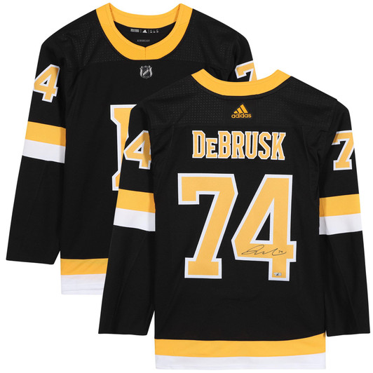 Jake DeBrusk Boston Bruins Fanatics  Autographed Black Alternate Adidas  Jersey