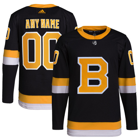 Boston Bruins adidas Alternate Primegreen  Pro Custom Jersey - Black