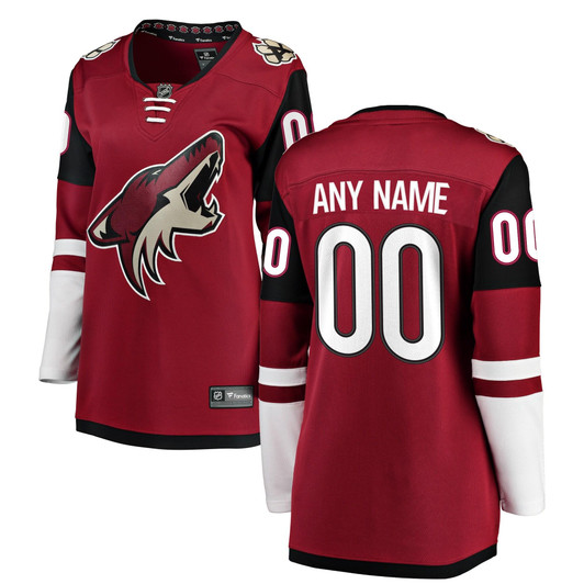 Arizona Coyotes Fanatics Branded Women's Home Breakaway Custom Jersey - Red