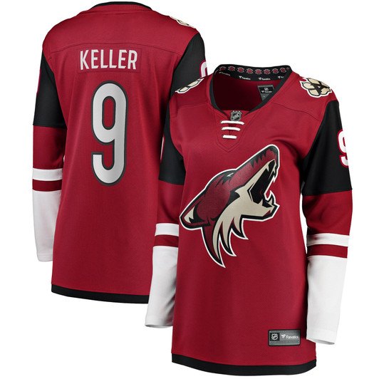 Clayton Keller Arizona Coyotes Fanatics Branded Women's Breakaway Player Jersey - Garnet