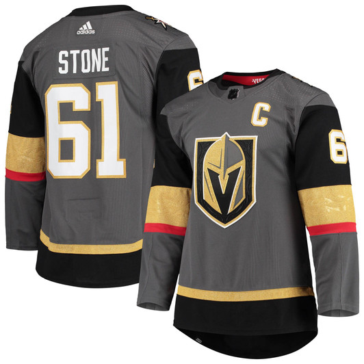 Mark Stone Vegas Golden Knights adidas Alternate Captain Patch Primegreen  Pro Player Jersey - Gray