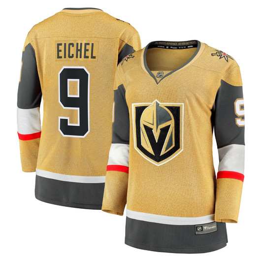 Jack Eichel Vegas Golden Knights Fanatics Branded Women's Home Premier Breakaway Player Jersey - Gold